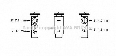 AVA QUALITY COOLING ms1094 -  Расширительный клапан, кондиционер